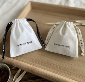 Custom Logo Washable Heavy Square Drawstring Bag for <b>Jewelry</b> Gift <b>Packaging</b> (7x9cm)-OEM Brand - Product Image 3