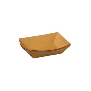 Barquette jetable en papier kraft de forme rectangulaire pour frites, boîtes à collation, saladiers, café/biscuits, plats à emporter - Product Image 5