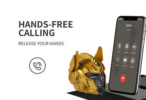 Nouveauté Gadgets électroniques uniques Optimus Prime haut-parleur portable 1200 Mah carte TF BT haut-parleur dessin animé métal plastique 3W - Product Image 3