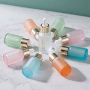 Round Shoulder Essential Oil <b>Bottle</b> Empty Glass Refill 30ml 50ml Perfume <b>Bottle</b> With Box Packaging - Product Image 4