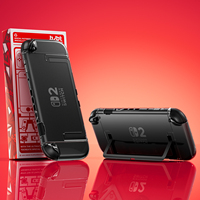 Coque de protection rigide transparente anti-rayures en PC personnalisée OEM pour console de jeu Nintendo Switch 2