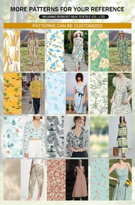 Tela de Chifón Estampada Floral <span class=keywords><strong>100</strong></span>% Poliéster, Nueva Moda, para Prendas, Vestidos y Ropa - Product Image 4