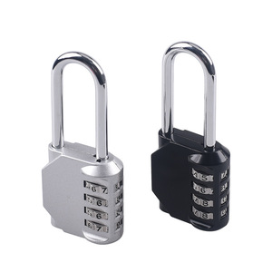 Cadenas à combinaison Zhan Hanlai Weishi en alliage de zinc avec anse de 3 mm, conception anti-erreur de code, idéal pour casiers de gym, dortoirs, bagages et usage domestique - Product Image 2