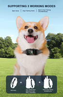 Nouveau collier pour chien avec télécommande Beeper Vibration Shock Double fonction Training & bark 2000ft Collar