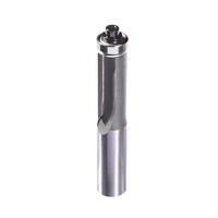 Mata pemotong Router Trim Straight Flush CNC dengan bantalan bawah untuk mesin pemotong ODM & kustomisasi OEM didukung