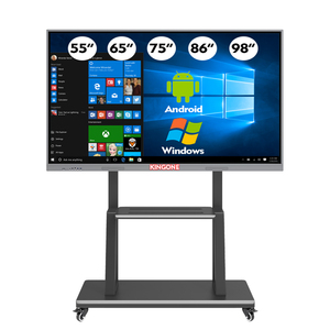 Hiseeview China Finger Touch Teaching Electronic Intelligent Classroom Touch Screen Smart Interactive Whiteboard - Product Image 1