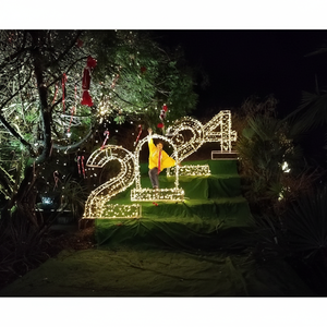 ไฟตกแต่งรูปตัวเลข 2 มิติ แบบ LED สำหรับตกแต่งภายนอกอาคาร ราคาโรงงาน - Product Image 1