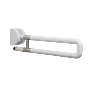 Barre d'appui murale Masayoshi, capacité de charge 200 kg, pour la sécurité dans la salle de bain, avec design rabattable - Product Image 1