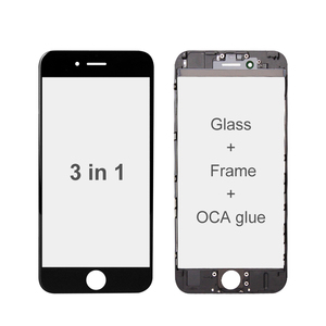 Vetro 3 in 1 con Cornice e Colla OCA Preinstallata (Premium) per Riparazione Schermi <span class=keywords><strong>iPhone</strong></span> - Product Image 1