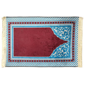 Tapis péruvien en polyester imprimé, moquette de salon, en velours, diamant or - Product Image 2