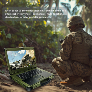 15.6inch Aluminum Chassis Rugged 1920*1080 Resolution Portable Industrial <b>Computer</b> Upward Three Defense Design Stock Aluminum Al - Product Image 3