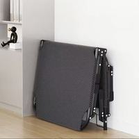 Lit pliant multifonctionnel moderne pour l'extérieur, lit simple en métal avec design durable et imperméable pour une utilisation scolaire et hospitalière