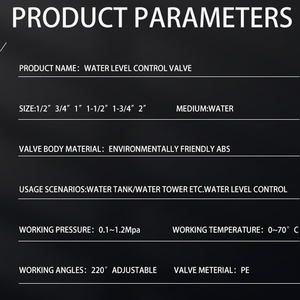 "<span class=keywords><strong>3</strong></span>/4" 1 "1" 1 "-1/<span class=keywords><strong>2</strong></span>" 1-<span class=keywords><strong>3</strong></span>/4 "<span class=keywords><strong>2</strong></span>" पानी स्तर वाल्व फ्लोटिंग लंबे समय तक बॉल फ्लोट वाल्व ऑटो करीबी फ्लोट वाल्व - Product Image 6