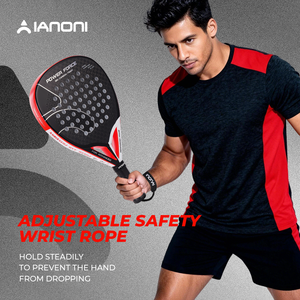 Raqueta de Pádel Caston Sports IANONI 12K de Fibra de Carbono con Superficie 3D POWER FORCE, Núcleo de EVA Rojo y Diseño de Diamante - Product Image 5