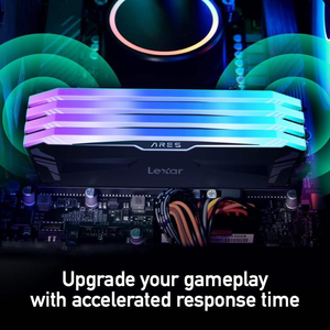แรม Lexar 16GB ARES RGB DDR4 ความเร็ว 4000MT/s CL18 1.35V สำหรับเดสก์ท็อป รองรับ Intel XMP 2.0 และ AMD Ryzen สีดำ (LD4BU008G-R3600GDLA) - Product Image 4