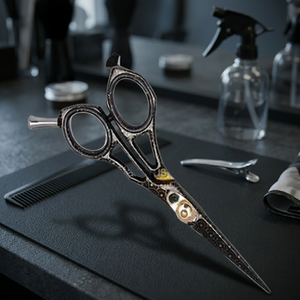 Professional Hairdressing Scissors Carbon Steel <b>Blade</b> Sharp Tip Right Handed Stainless Steel Handle Long Handle Salon <b>Barber</b> - Product Image 3