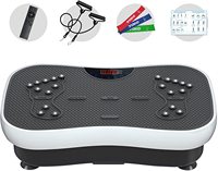 Plateforme vibrante verticale professionnelle M pour usage domestique, mini, écologique, pour remodelage corporel, capacité de charge 150 kg, contrôle LED