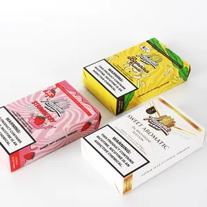 Venda quente personalizada 10 20 pacotes de caixas de papel para cigarros impressas caixas de luxo para cigarros OEM ODM