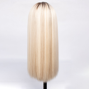 Pelucas Judías Rubias Kosher con Encaje HD de Fabricante Europeo de Cabello, Doble Trama y Puntas Llenas - Product Image 1