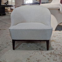 Meubles de salon d'hôtel modernes en tissu rembourré canapé de loisirs à siège unique fauteuil de salon dans la salle de réunion de la chambre à coucher