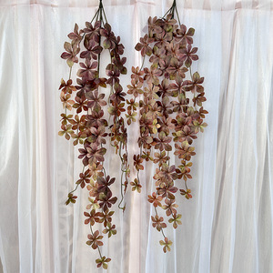 Mur végétal artificiel Queyiyi, plante suspendue en plastique, décoration de plafond pour mariage, fleurs vertes, décoration intérieure pour la maison - Product Image 4