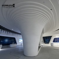 Rosace moderne en GRG pour plafond, pièce maîtresse décorative, médaillon de plafond