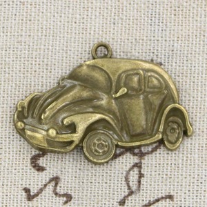 จี้รูปแมลงเต่าทอง <span class=keywords><strong>Herbie</strong></span> 39X26มม. ทำด้วยมือจี้เงินทิเบตวินเทจทำด้วยตัวเองสำหรับสร้อยข้อมือสร้อยคอ - Product Image 5
