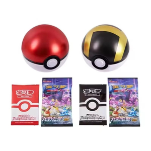 Version chinoise PTCG Pokemnoed <span class=keywords><strong>Ball</strong></span> Advanced <span class=keywords><strong>Ball</strong></span> Boîte cadeau en papier Cartes Pokémon originales Jeu de société durable Dernière édition 151 Rare - Product Image 2