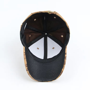 Casquette de baseball camouflage 6 panneaux en gros, visière incurvée, logo personnalisé, en daim, calotte rigide, chapeau d'hiver, nouveau design - Product Image 4