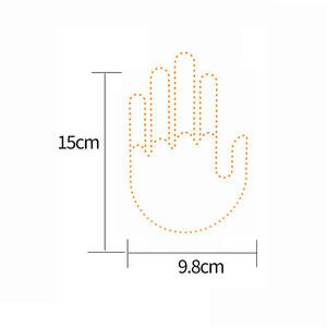 Factory Wholesale Price Car Accessories <b>Lights</b> Supercool Car Middle <b>Finger</b> <b>Light</b> Desture Led Car Gesture <b>Light</b> - Product Image 2