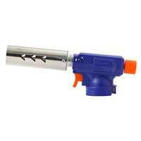 Pistolet lance-flammes portatif en acier inoxydable pour le camping en plein air, barbecue, allume-gaz