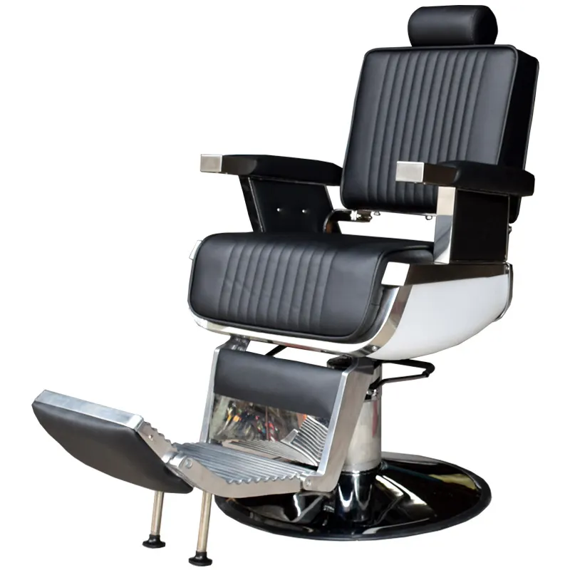 Great BC-04 Luxury Hair Beauty Salon Furniture Black Vintage Hydraulic Barbers Chairs For Sale