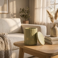 Bougie parfumée en céramique en forme de livre Relaxlines avec couvercle magnétique, boîte cadeau de luxe, parfum d'ambiance pour la maison, aromathérapie, cadeau de fête