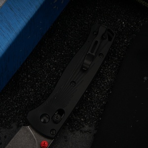 Cuchillo Plegable BM535BK con Hoja de Acero Inoxidable, Punta de Gota, Mango Negro, Perilla de Pulgar, Cuchillo de Bolsillo EDC, Personalizable OEM - Product Image 5