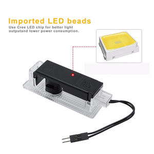 Lampe d'accueil LED pour porte de voiture Accessoire pour <span class=keywords><strong>Land</strong></span> <span class=keywords><strong>Rover</strong></span> Discovery 3 4 5 Range <span class=keywords><strong>Rover</strong></span> 3 4 L322 L405 L551 <span class=keywords><strong>Evoque</strong></span> 2 - Product Image 3