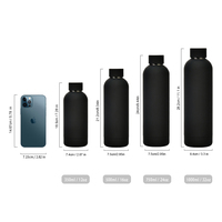 Botella térmica deportiva con impresión personalizada, termo, botella de agua de 1 litro, botella de acero inoxidable con logotipo