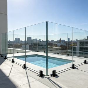 Custom 6.38mm 8.38mm 10.38mm <b>Clear</b> PVB Laminated Tempered Glass CE Certified Industrial Curtain Wall Safety Building Glass for - Product Image 6