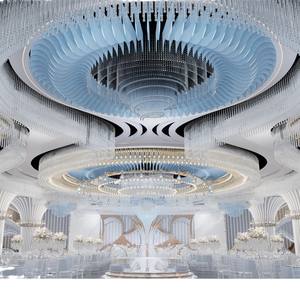 Conception d'éclairage Fournitures <span class=keywords><strong>de</strong></span> mariage Décoration <span class=keywords><strong>de</strong></span> plafond <span class=keywords><strong>Voile</strong></span> Scène <span class=keywords><strong>de</strong></span> mariage Banquet Salle <span class=keywords><strong>de</strong></span> mariage - Product Image 3