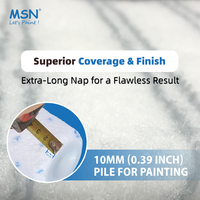 Fabricant OEM de rouleaux à peinture professionnels MSN, personnalisation complète, du matériau à l'emballage