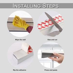 أغطية نوافذ المنزل اليومية الحديثة ظلال ورقية مطوية مؤقتة ستائر نمط النسيج العمودي تقنية الثقب بسيطة - Product Image 4