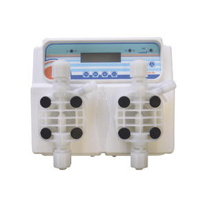 Système de dosage chimique pour une qualité optimale de l'eau, pompe à membrane de dosage double à contrôle proportionnel, meilleure qualité italienne, faible pression - Product Image 1