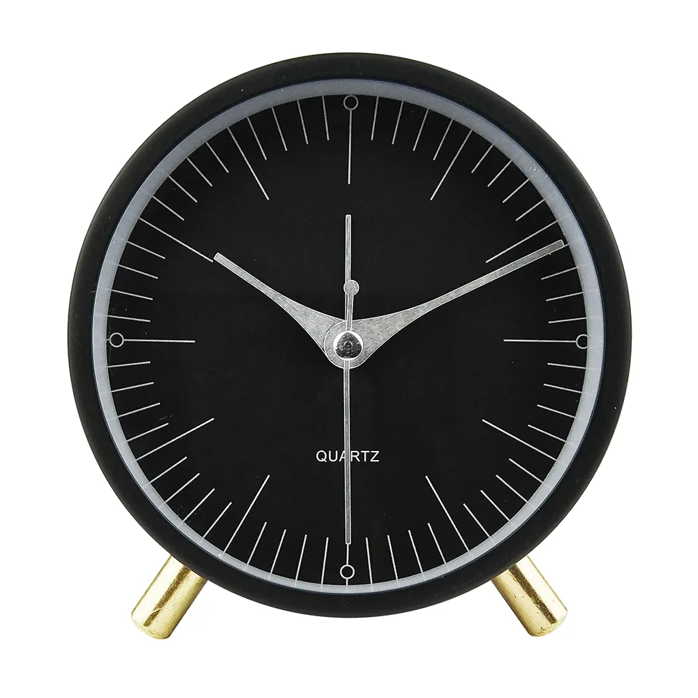 الموضة الحديثة تصميم ساعة الطاولة سويفت ساعة الأيدي القراءة غرفة الصامت الكوارتز ساعة مكتب مع إنذار