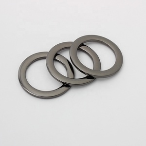 Anillo redondo plano de Metal, 5 tamaños, 5 colores, alta calidad, venta al por mayor - Product Image 3