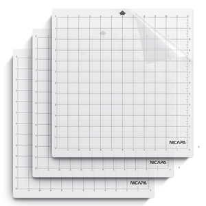 NICAPA 30x30 Schneidematte für Silhouette Cameo 4/3/2/1 Cameo 5 12x12 Transparente Grip-Zubehör Ersatz-Schneidematten - Product Image 1