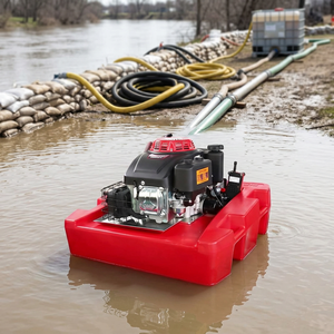 Pompe à eau flottante d'urgence Timecore FTQ4.0/15-LC 1500L/min, pompe à essence pour la lutte contre les inondations et l'approvisionnement en eau - Product Image 1
