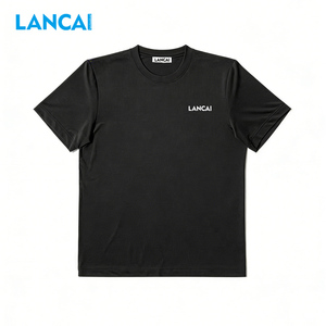 Camisetas Lisas con Logotipo Personalizado Lancai, Camisetas de Hombre 100% Algodón, Impresión DTG para Fabricantes de Camisetas al por Mayor - Product Image 1
