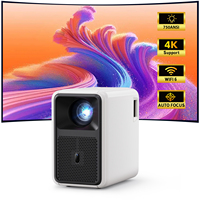 Proyector Portátil Inteligente LED LCD Android CRE CR36 de Alta Calidad, 3D, 4K, 1080P, 7500 Lúmenes, 55-120 Pulgadas, con WIFI y Altavoces de 5W*2