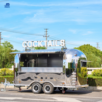Camion de restauration mobile SL-6T-1 Mirror 304, pour hot-dogs, glaces, snacks, barbier, salon de beauté, design personnalisé, personnalisation sur mesure