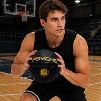 Ballon de basketball auxiliaire personnalisé taille 5 avec logo, en cuir PU souple anti-humidité, pour entraînement intérieur/extérieur, poids 1kg, 13kg, 15kg