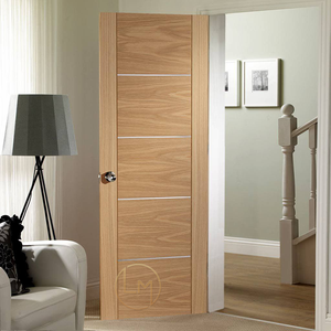 Minimalist Light Oak Grain Interior Swing <strong>Door</strong> 32x96 Interior <strong>Door</strong> Oak Soundproof <strong>Bedroom</strong> Solid Wood Swing <strong>Door</strong> - Product Image 4